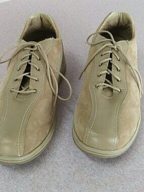 P.W. Minor Suede Leather Lace Up Shoes 6W